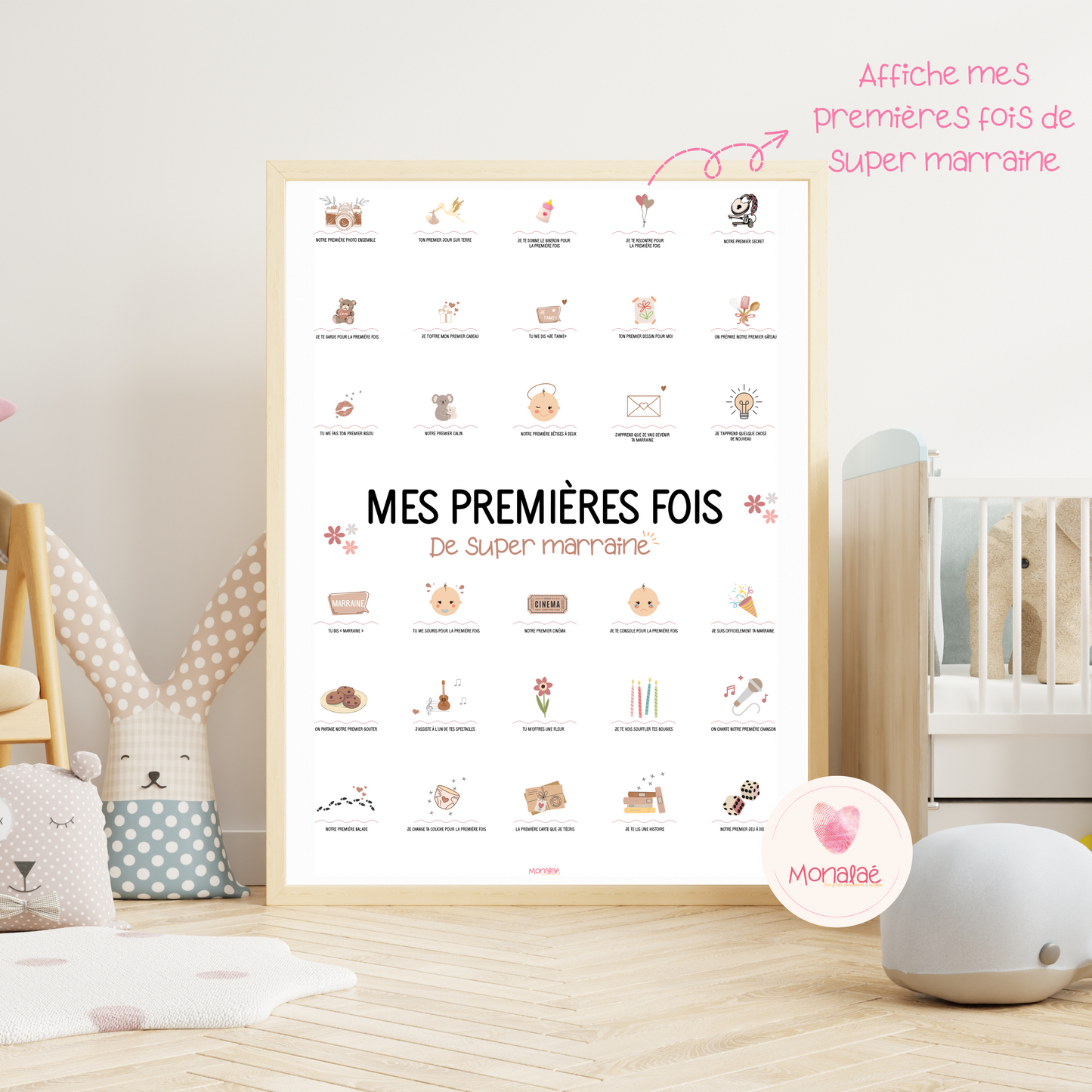 Affiche mes premières fois de super marraine
