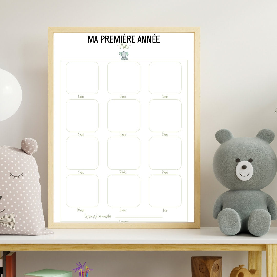 Affiche ma première année