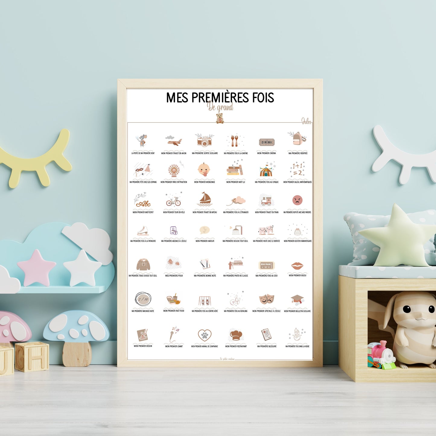 Pack de 2 affiches : Mes premières fois + mes premières fois de grand-e