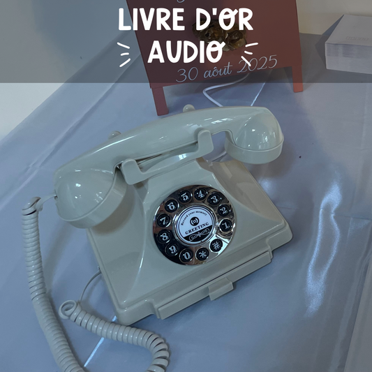 Location " LIVRE D'OR AUDIO "