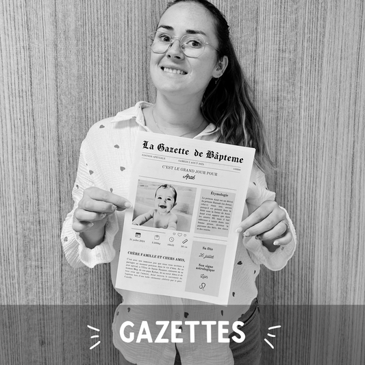 Gazette baptême / mariage