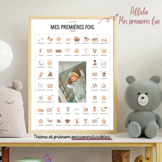 Affiche mes premières fois avec photo