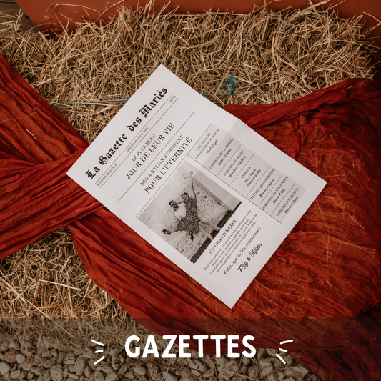 Gazette baptême / mariage