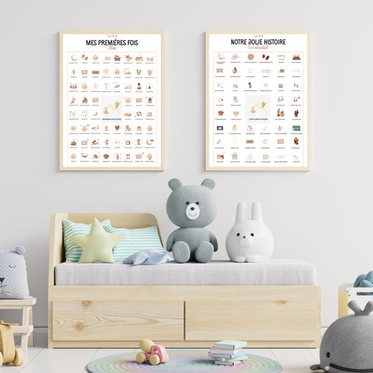 PACK affiches mes premières fois et les dates de ma grossesse