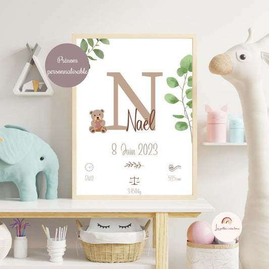 Affiche de naissance