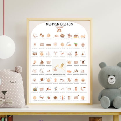 Affiche mes premières fois de grand-e
