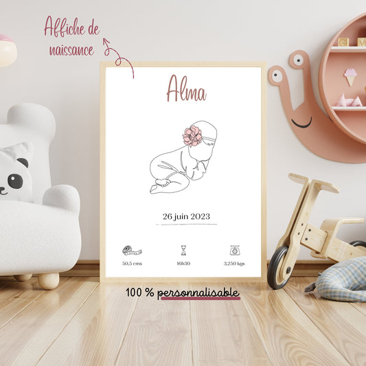 Affiche de naissance