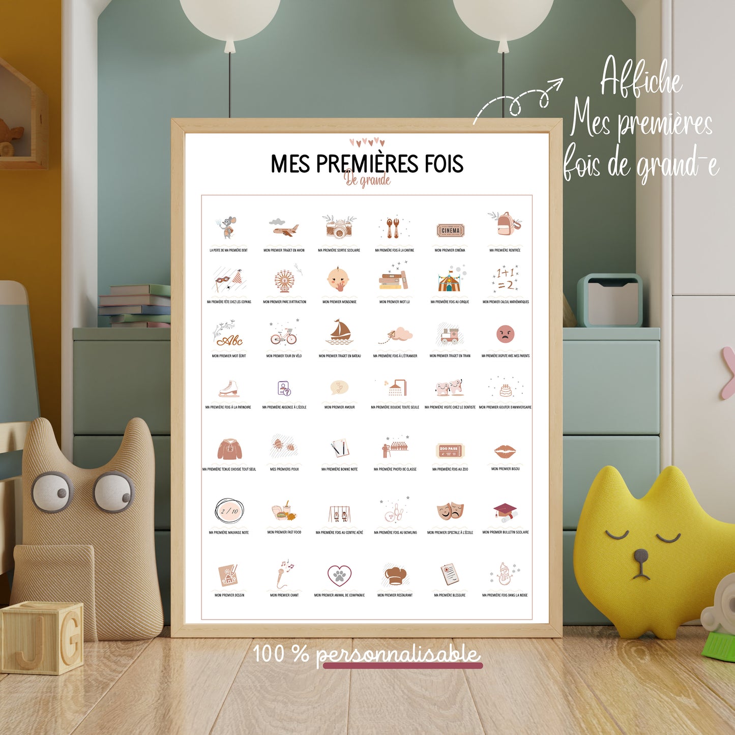 Affiche mes premières fois de grand-e