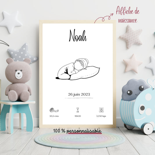 Affiche de naissance