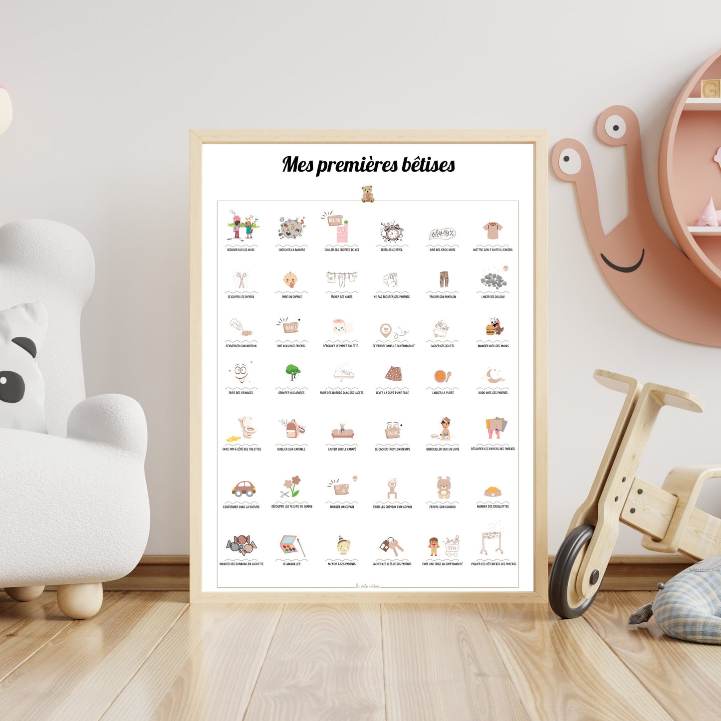 Affiche mes premières bêtises