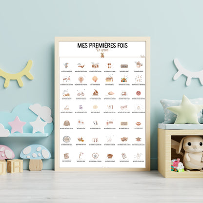 Pack de 2 affiches : Mes premières fois + mes premières fois de grand-e