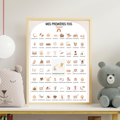 Pack de 2 affiches : Mes premières fois + mes premières fois de grand-e
